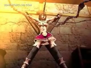 3d anime anime sesso schiavo scopata da grande tentacoli