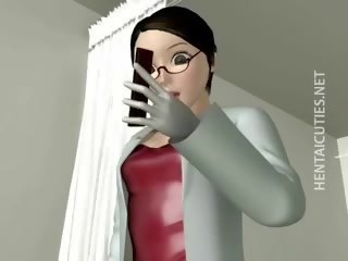 Horny 3D Anime Nun Suck Penis