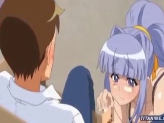 Booty Call hentai girl blows and dildo played