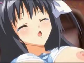 Busty Brunette Anime Slut Takes A Fat Penis