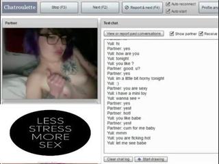 Chatroulette 100 - miang/gatal lesbian tattoed mencari menyeronokkan