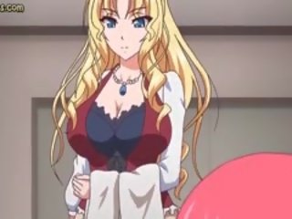 Busty Anime Gets Butthole And Twat Rammed