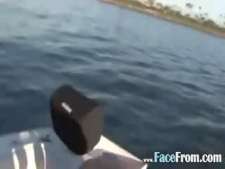 Outdoor sex with my exgirlfriend on boat