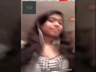 印度人 青少年 学院 女孩 上 视频 通话 - wowmoyback