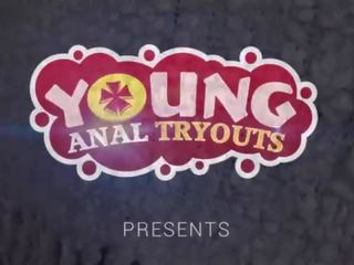 Young Anal Tryouts - Dude teases cutie