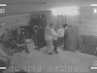 Cctv cảnh quay của gợi cảm thiếu niên sabien demonia nhận fucked lược trong ass qua trường học công nhân