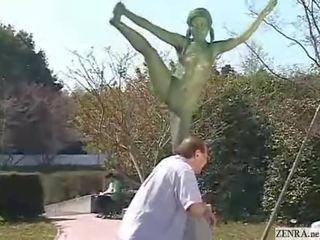 Mozaic; o viaţă nud femeie japonez gradina statue