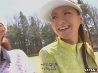 Beautiful Golf Lady Nana Kunimi Make A Mistake And Now She