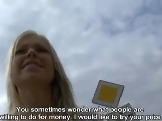 Tchèque blond ado des rues branlette vidéo