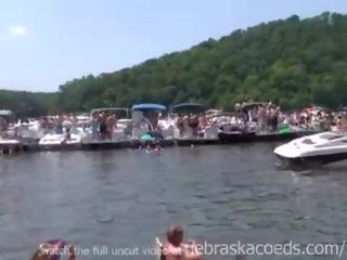 Wild and real day party video from party cove lake of the ozarks missouri