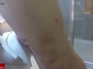 Blowjob on the toilet. Homemade video with an amateur couple fucking SAN74
