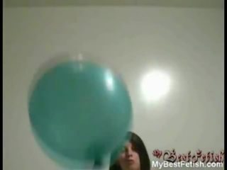 Balon fată vârf și balon juca sex joc