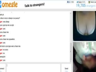 Omegle 88 (Women Juggling her big tits for cum)