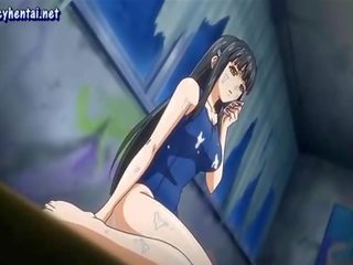 Sexy Anime Babe Gives Oral In Group