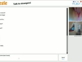 Omegle Teen shows hot Pussy