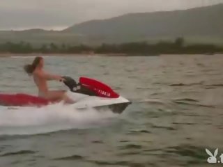 Badass babes in topless learned jetski