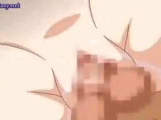 Shameless Anime Cutie Slurping An Huge Cock