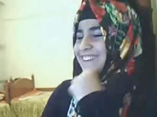 Hijab vajzë tregon bythë në kamera kompjuterike arab seks tub