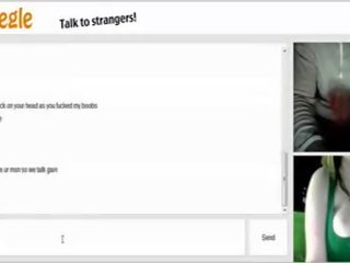 Duke pasur argëtim në omegle bisedë elektronike me i madh natyror cica