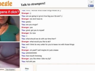 Big tit girl teases on omegle