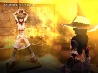 3d hentai hentai giới tính nô lệ fucked lược qua to xúc tu