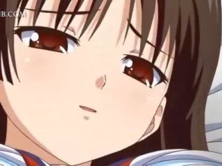 Anime nastolatka szkoła cutie mający za wszystkie seks doświadczenie
