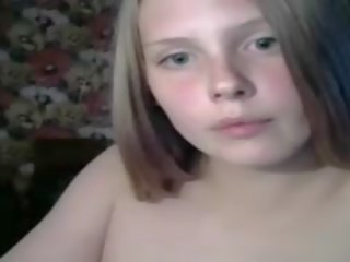 Süß russisch teenager trans mädchen kimberly kameravorführung