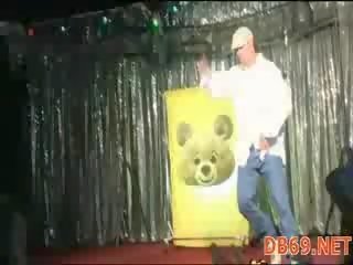 Party CFNM group Night night nightclub Dancing Bear Blowjob