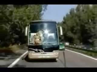 La porno autobus