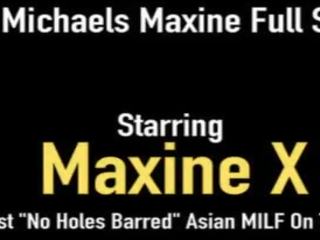 Crazy Asian Mom MaxineX Has Hood Over Head A Big Dick In Her Pussy&excl;