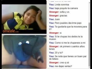 Compilaci&oacute;n final Tetona y panochita omegle, they wanna see my cock