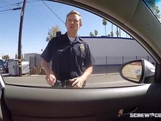 Black girl gets busted sucking off a cop during rally