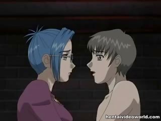 Rough Anime Porn With Girl Fucked Off By Many Rods
